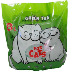 FOR CATS Наполнитель силикагелевый Green Tea (8 л) - фото