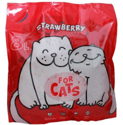 FOR CATS Наполнитель силикагелевый Strawberry (8 л) - фото