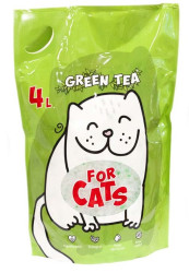 FOR CATS Наполнитель силикагелевый Green Tea (4 л) - фото